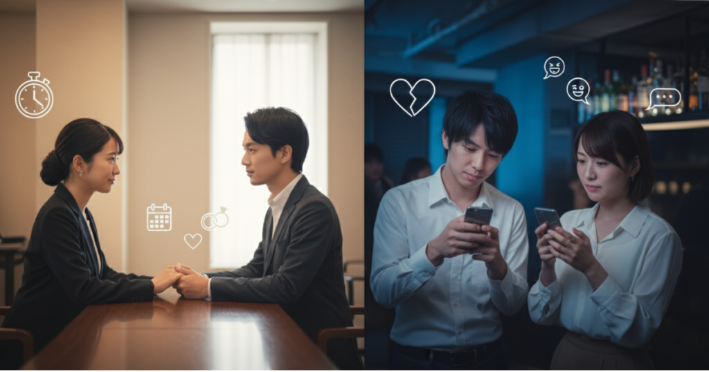 男女比や成婚率・結婚率は？