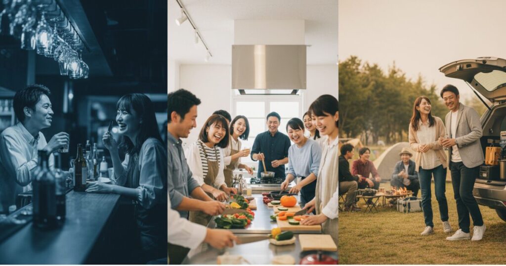 バーや習い事、イベントでの出会いの確率