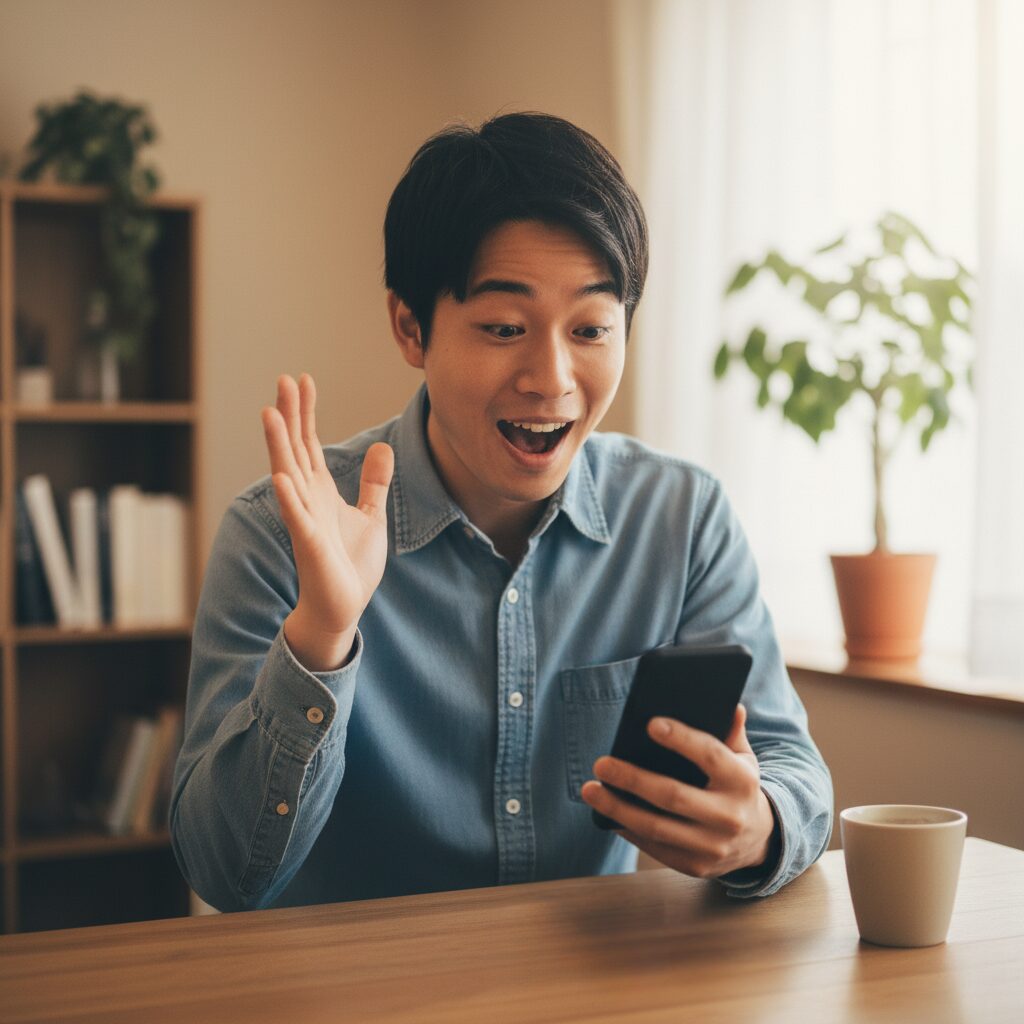 筆者作成イメージ:女性からメッセージが来た場合の対応