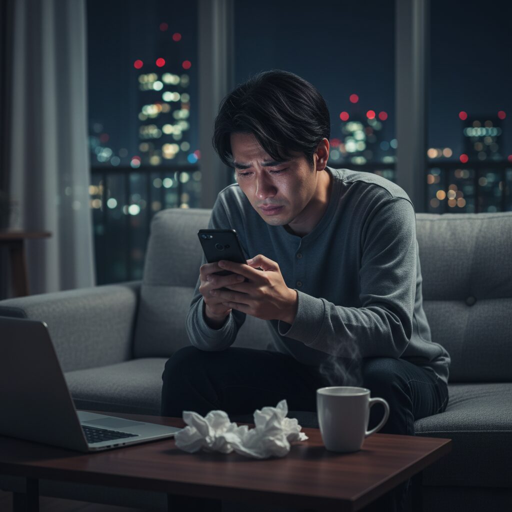 筆者作成イメージ:マッチングアプリでフェードアウトされる前兆