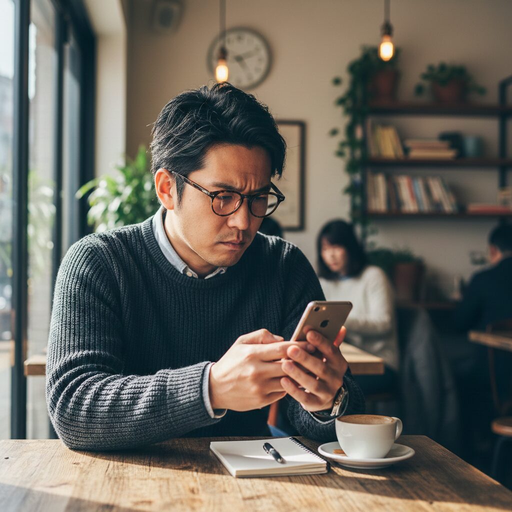 筆者作成イメージ：1週間待ってもダメなら挽回LINEを一度送る