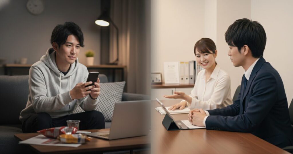 スマホの背面は無地にする