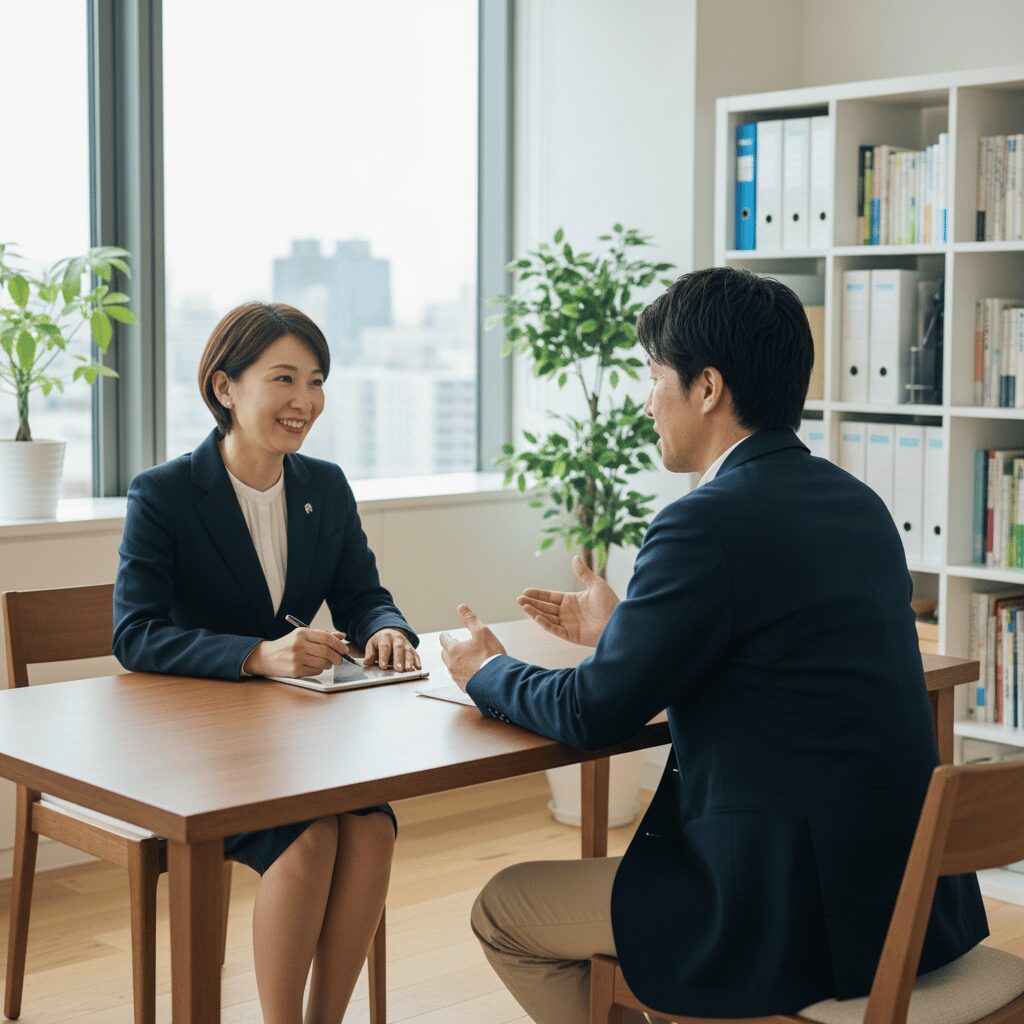 筆者作成イメージ：マル適マークで安全な相談所を判断する