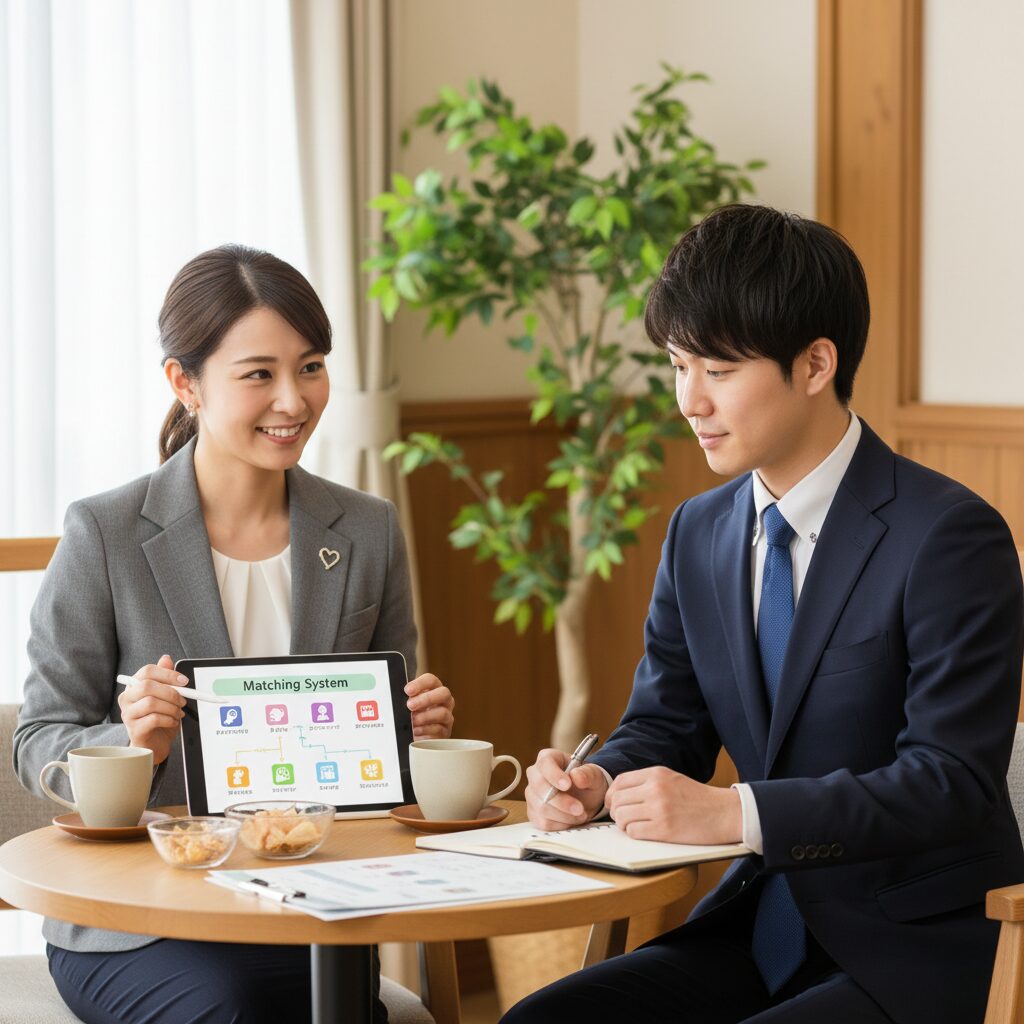 筆者作成イメージ：紹介数などサービス内容の実態