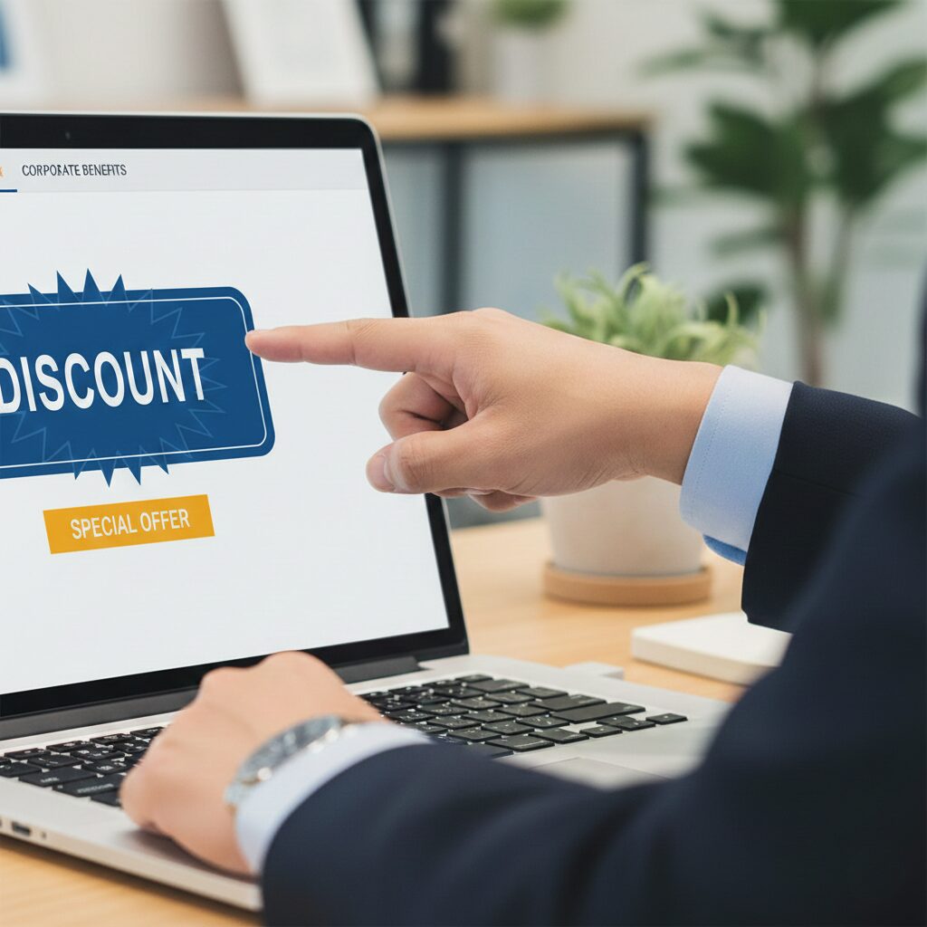 筆者作成イメージ：福利厚生のツヴァイ割引で安く入会