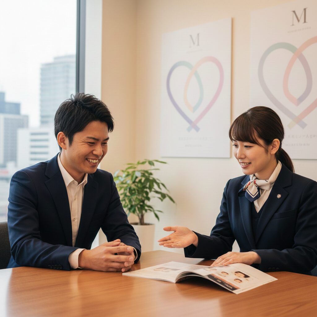 筆者作成イメージ:出会いの数を最大化する会員数の重要性