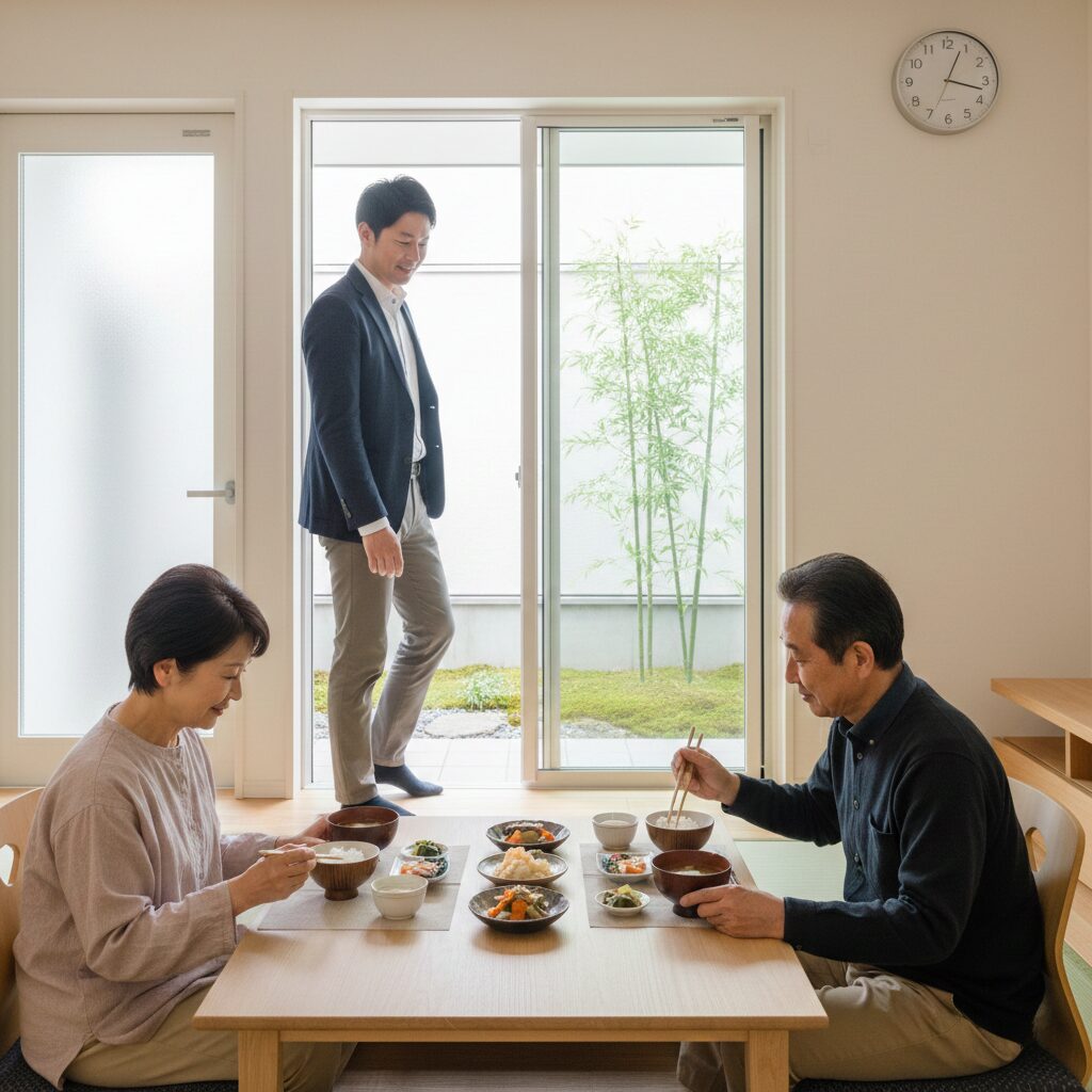 筆者作成イメージ：実家暮らしのままでは結婚できない？