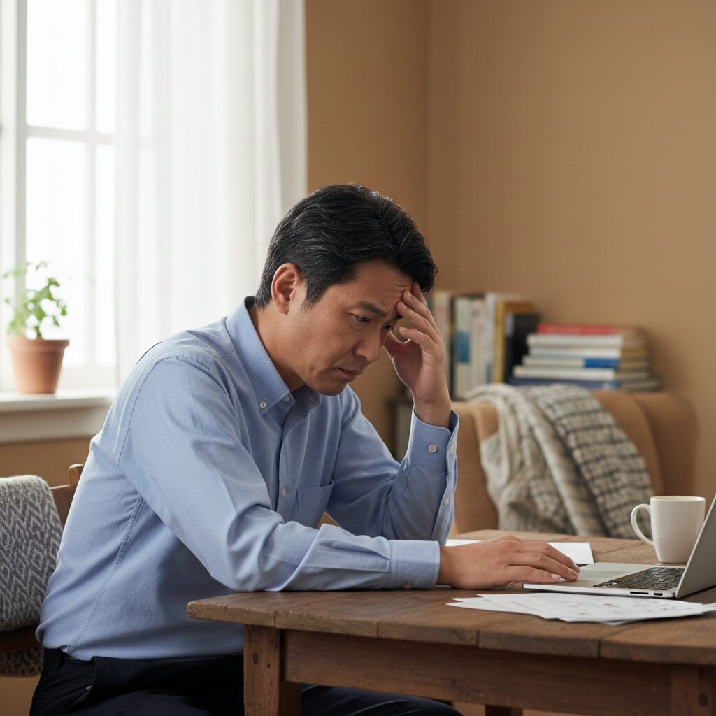 筆者作成イメージ：厳しいと言われる40代男性の成婚率と年齢の壁