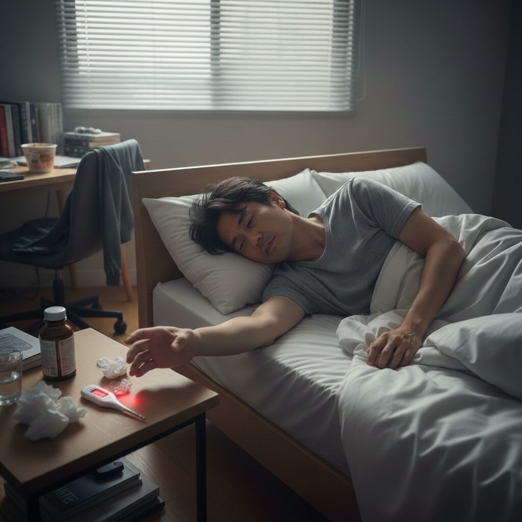 筆者作成イメージ：病気や孤独死への備えと見守り