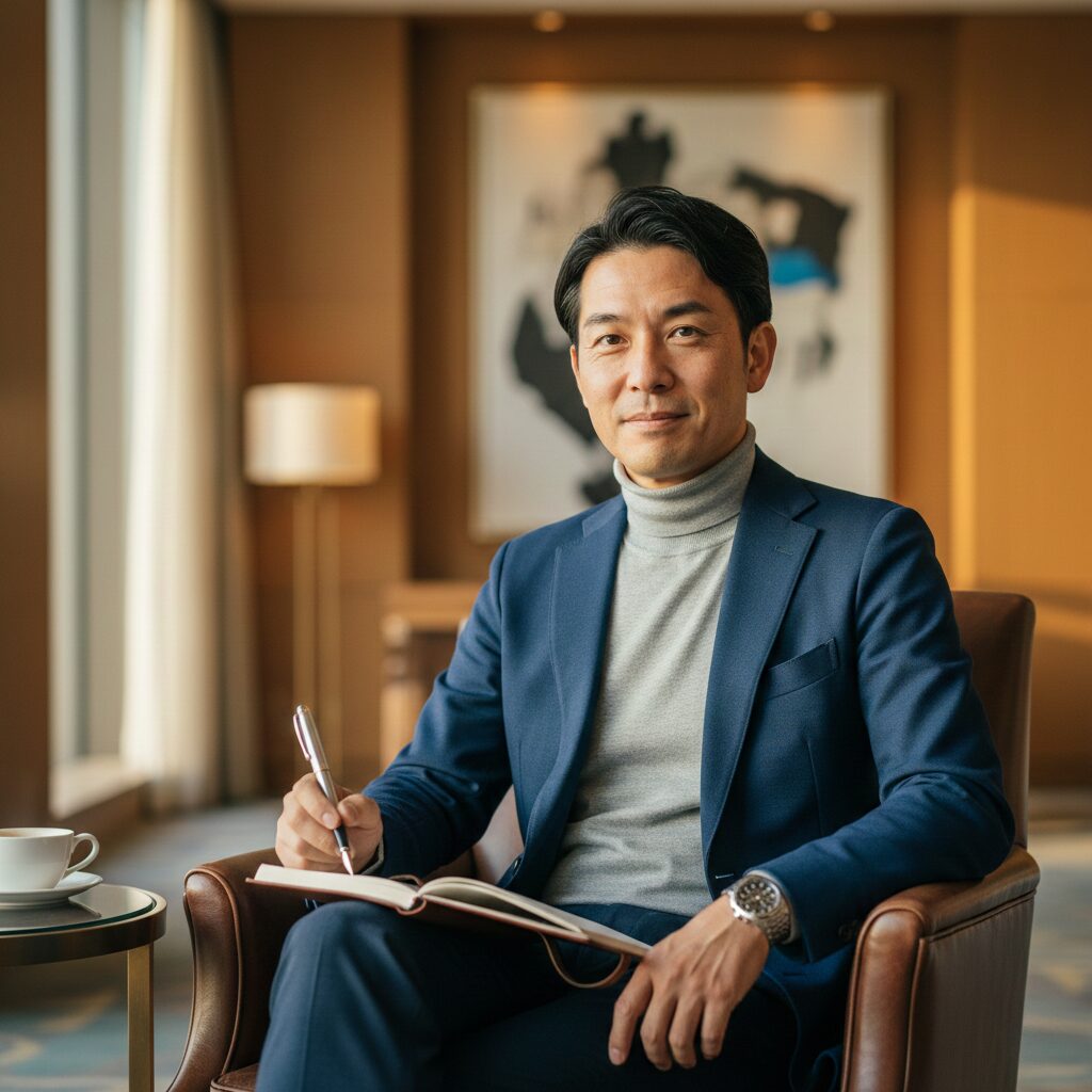 筆者作成イメージ：40代男性の婚活における年収と市場価値の関係